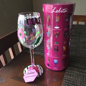 Girlfriends wine glass